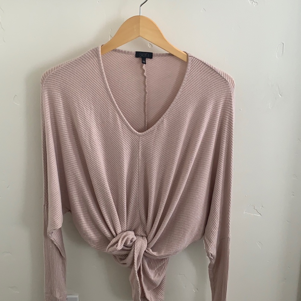 Light pink comfy top work/casual